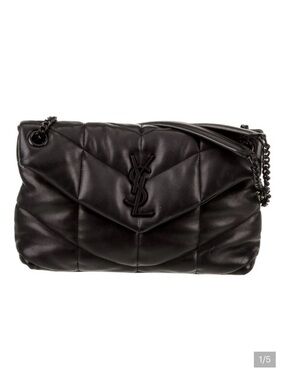 Saint Laurent Toy Black Puffer Lambskin